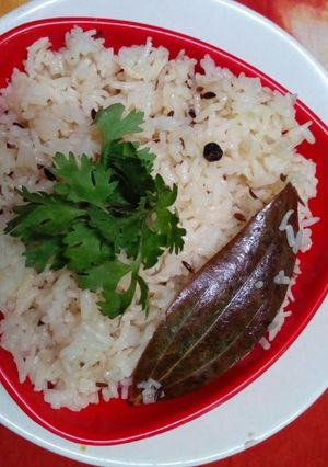 A picture of Jeera rice.