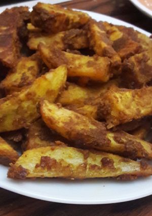 صورة لوصفة بطاطس ودجز