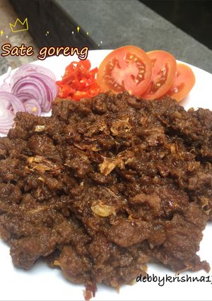 Foto resep Sate kambing goreng #Kitaberbagi