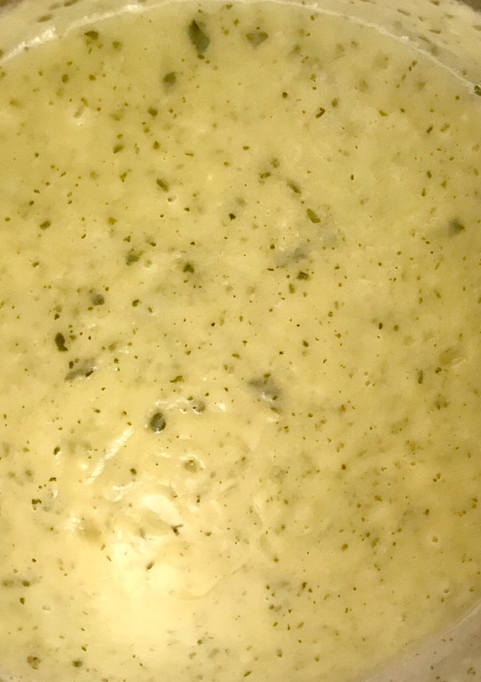 Una foto de Crema de calabacín, sin lácteos 🌱 veggie 🌱