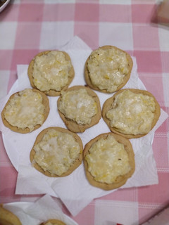 Una foto de Socca de crema de puerros y parmesano
