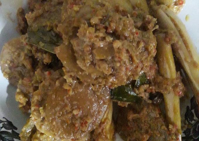 Rendang jengkol ala" pak suami super sibuk😊😊