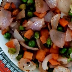 A picture of 3 spice mix Vegetables sabzi.