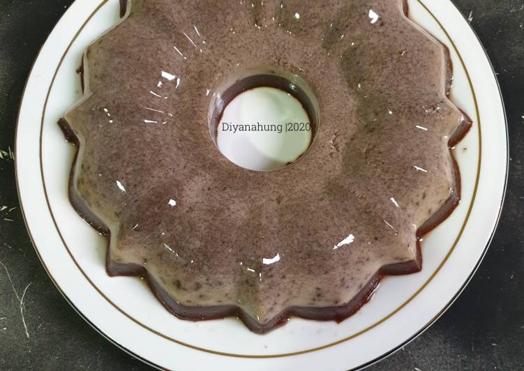 Puding Coklat Oreo