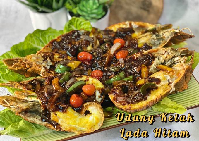 Resipi Udang Ketak Lada Hitam Black Pepper Moreton Bay Oleh Sesimple Loralin Cookpad