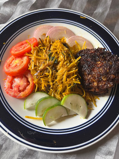 A picture of Amazing Abacha (African salad).
