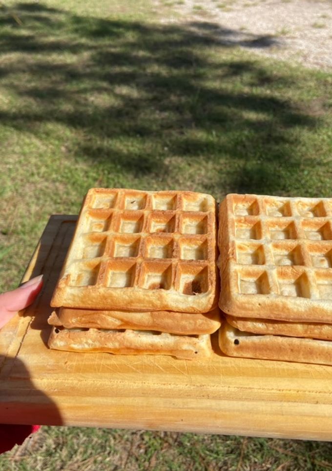 Una foto de 🧇Waffles crocantes 🧇