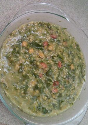 عکسی از دستور آش بلغور جو