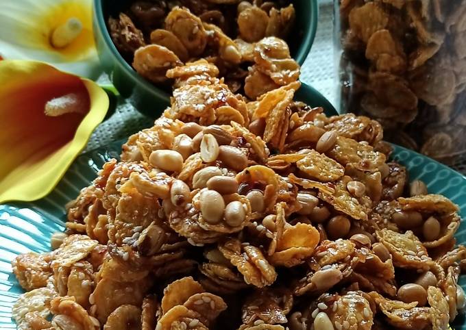 Resipi Spicy Honey Cornflakes Oleh Muniroh Annuar Cookpad
