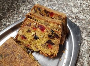 Una foto de Budín Inglés frutado