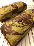Choco-Matcha Marble Loaf Cake