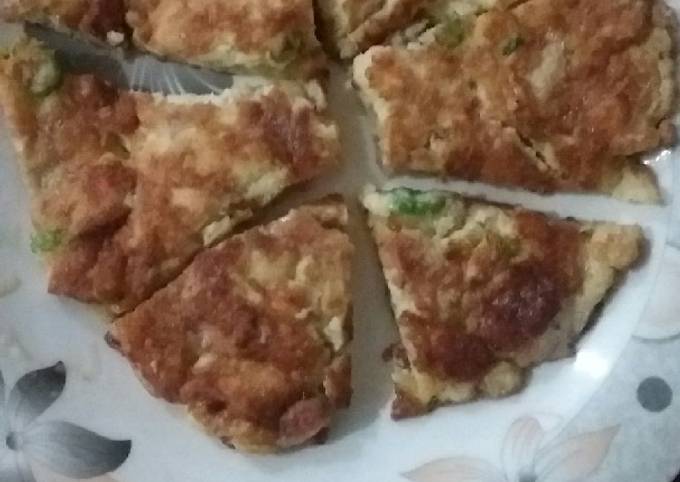 Egg wala yummy pizza