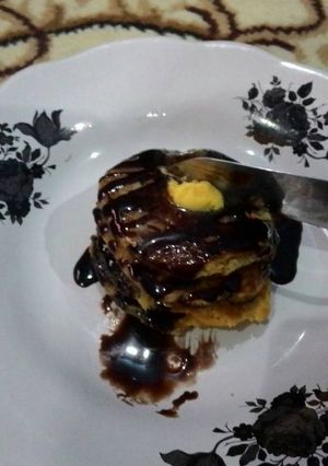 Foto resep Pancake tanpa telur