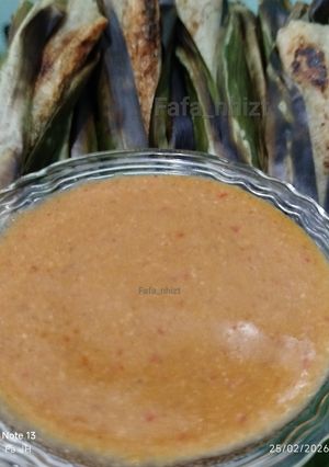 Foto resep Sambal Bumbu Kacang Untuk Otak Otak