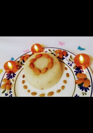 A picture of Suji Ka white halwa.