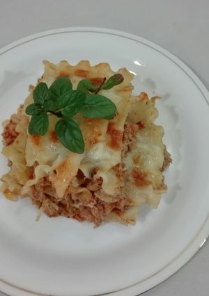 A picture of Chicken Lasagna.