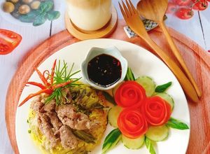 Hình của món Cơm chiên dưa bò.