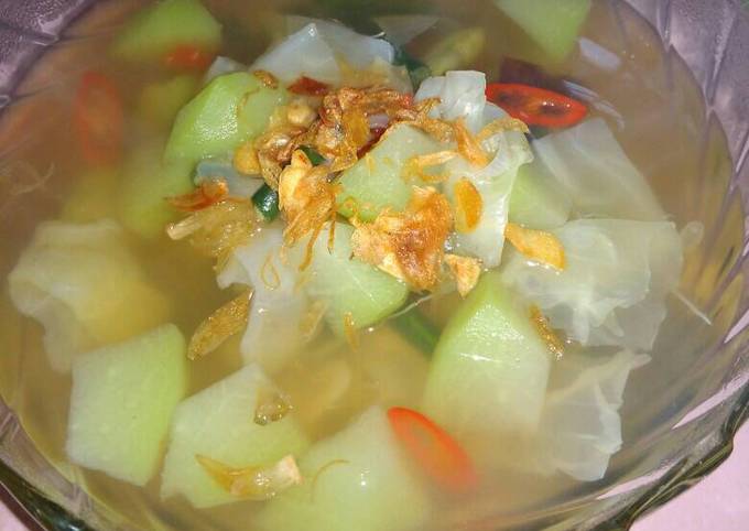 Sayur asem labu siam