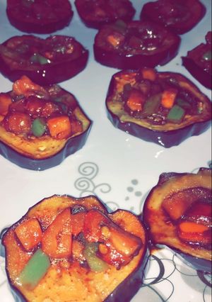 صورة لوصفة الباذنجان بالدبس