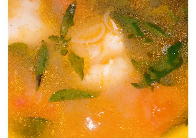 Cara Gampang mengolah Sop Tomat Dory yang Enak Banget