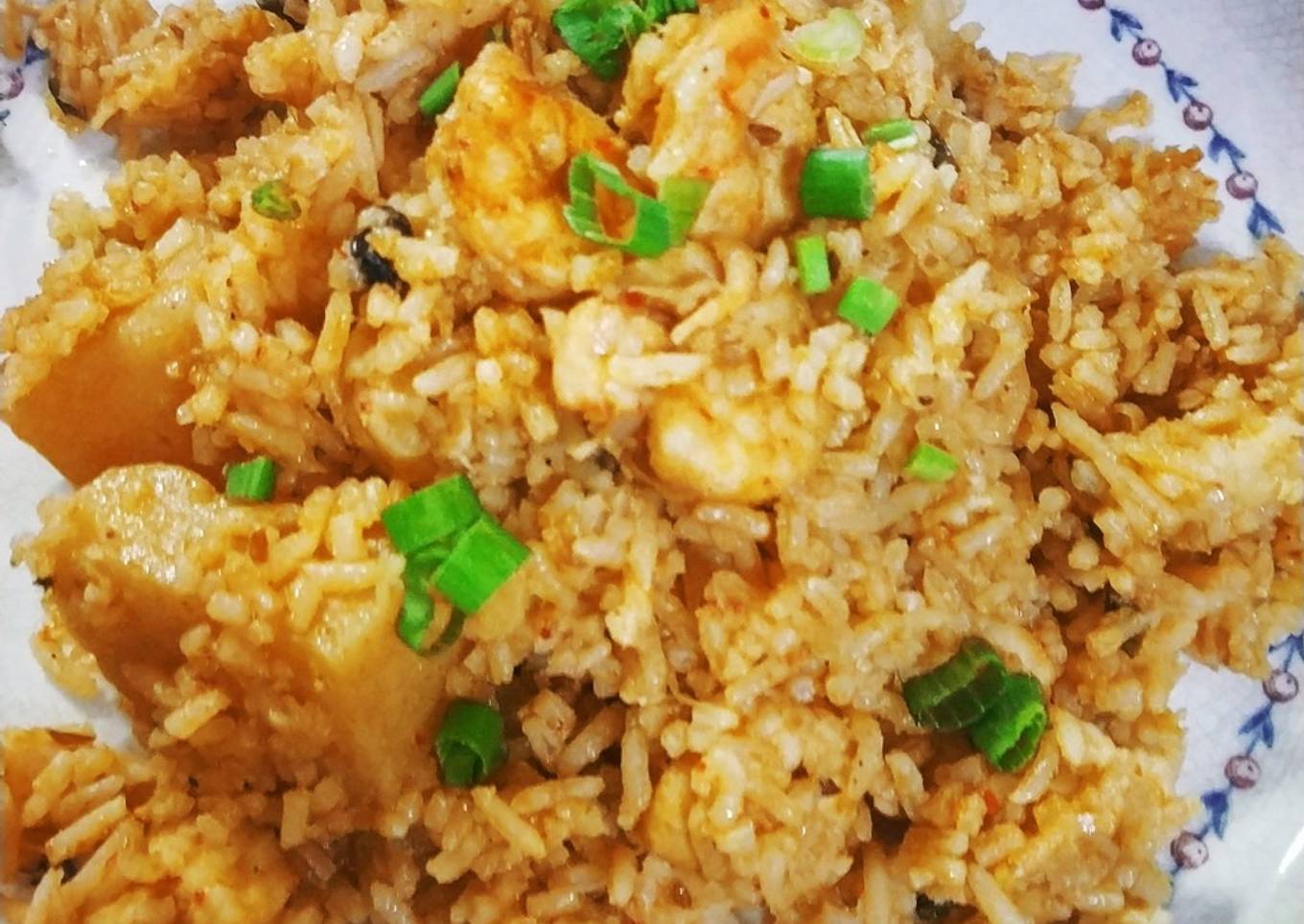 Konkni Style Prawns Pulao