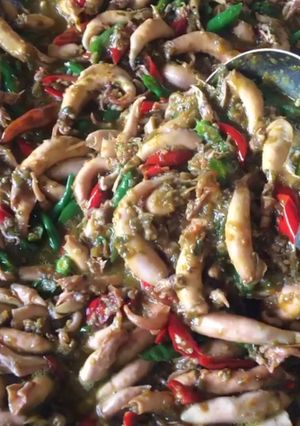 Foto resep Cumi Asin Cabe Ijo Mantul