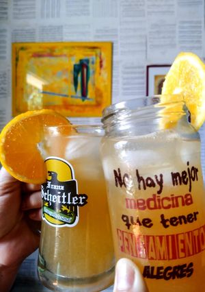 Una foto de Té Helado de Naranja