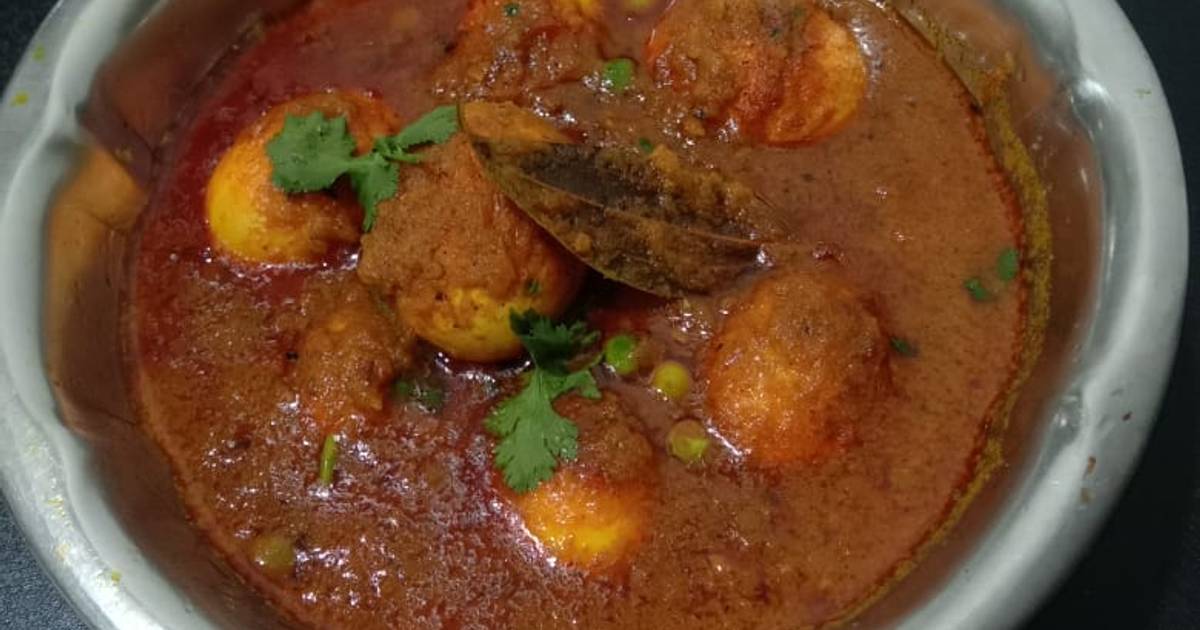 अंडा करी (Anda curry recipe in Hindi) रेसिपी बनाने की विधि in Hindi by ...