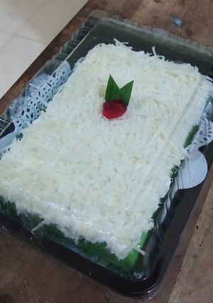 Foto resep Brownies pandan ekonomis