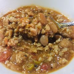 A picture of Chili Con Carne Hack with a Twist.