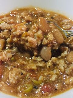 A picture of Chili Con Carne Hack with a Twist.