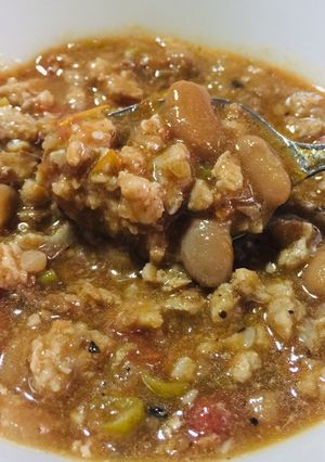 A picture of Chili Con Carne Hack with a Twist.