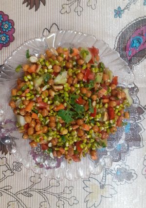 प्रोटीन सलाद (Protein salad recipe in Hindi) रेसिपी मुख्य फोटो