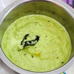 Coriander coconut chutney A picture of Coriander coconut chutney.