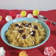 A picture of Suji Halwa.