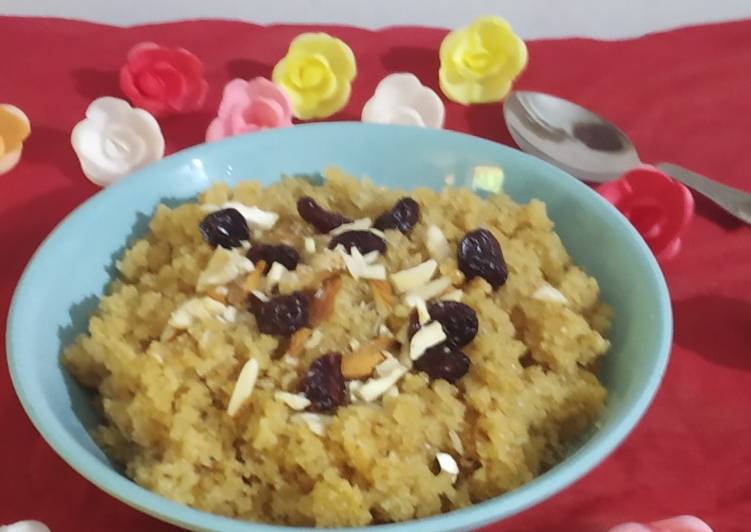 How to Make Speedy Suji Halwa