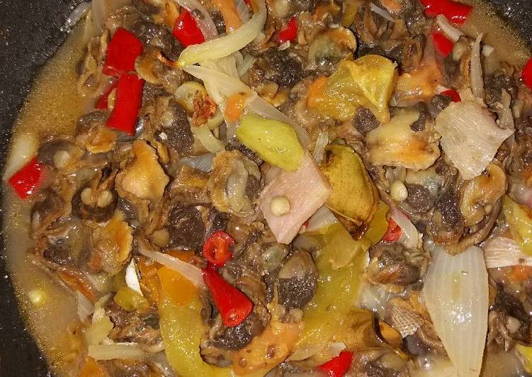 Resep Tumis kerang Asam pedas oleh Tya - Cookpad