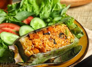 Foto resep Nasi Bakar Ayam Bumbu Rujak