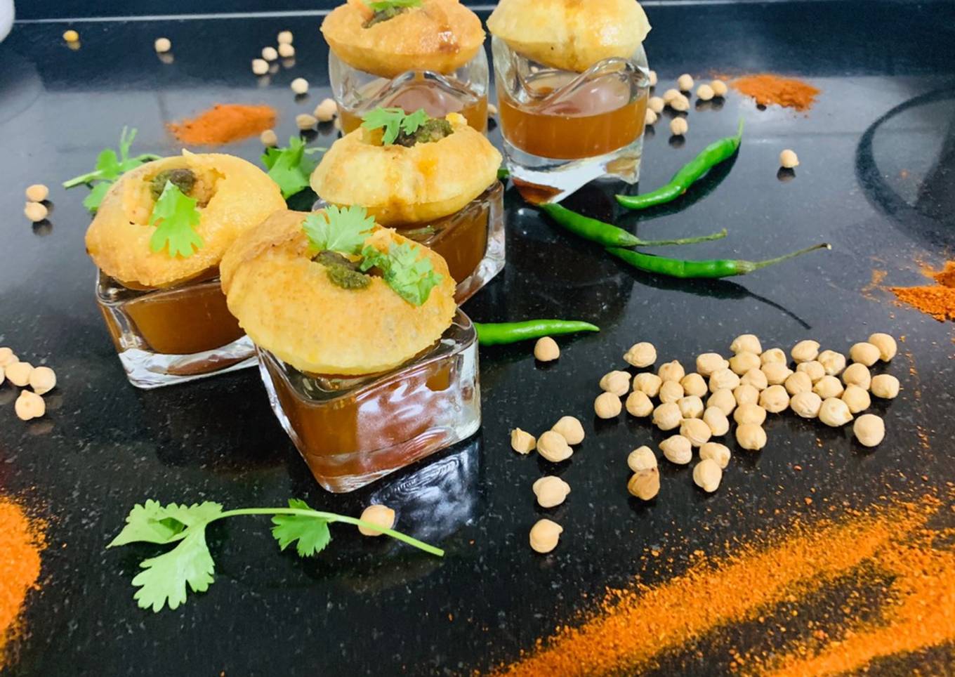 Gol Gappy (gol gappa shots)