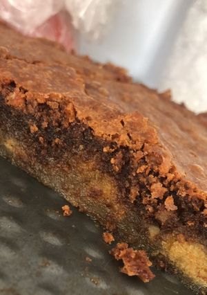 Una foto de Brownie húmedo