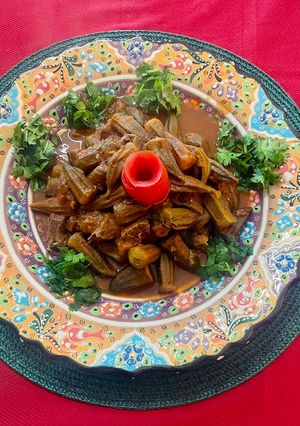 صورة لوصفة بامية 🇱🇧
