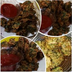 A picture of Palak pakora.