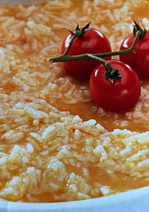 Zdjęcie przepisu Ryż z pomidorami (Książka Thermomix).