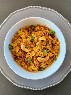 A picture of #Leftover #roti #chevdo#BAKEDNOTFRIED #LEFTOVERMAKER.