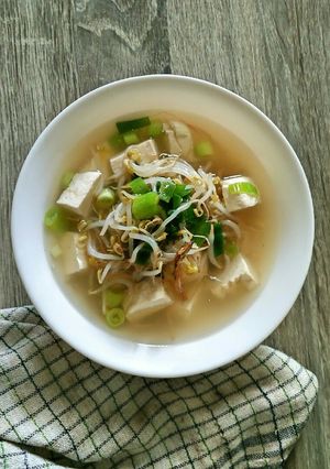 Foto resep 콩나물 국Kongnamul Guk (Sup Tauge Korea)