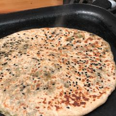A picture of Sprouted Green gram/green moong paratha.