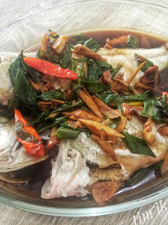 Foto resep Tim ikan kerapu (menu diet)