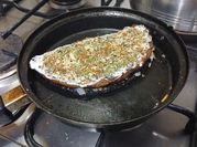 Una foto de tortilla de apio
