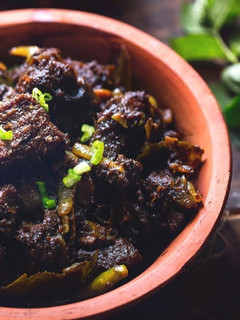 A picture of Beef Kala Bhuna.
