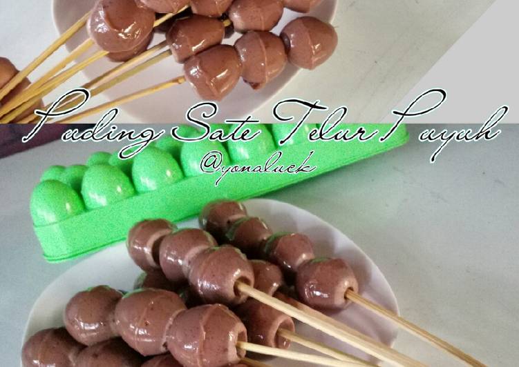 Resep Puding Sate Telur Puyuh | Cara Buat Puding Sate Telur Puyuh Yang Enak Dan Lezat